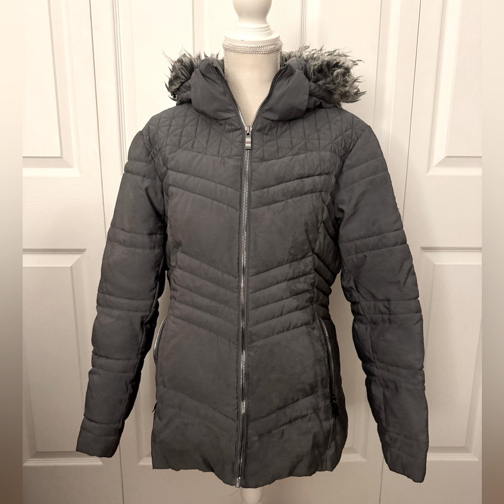 ZeroXposur Grey Winter Coat with Hood